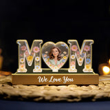 Custom Any Photo, Best Gift For Mom - Personalized Mother Shaped Led Night Light