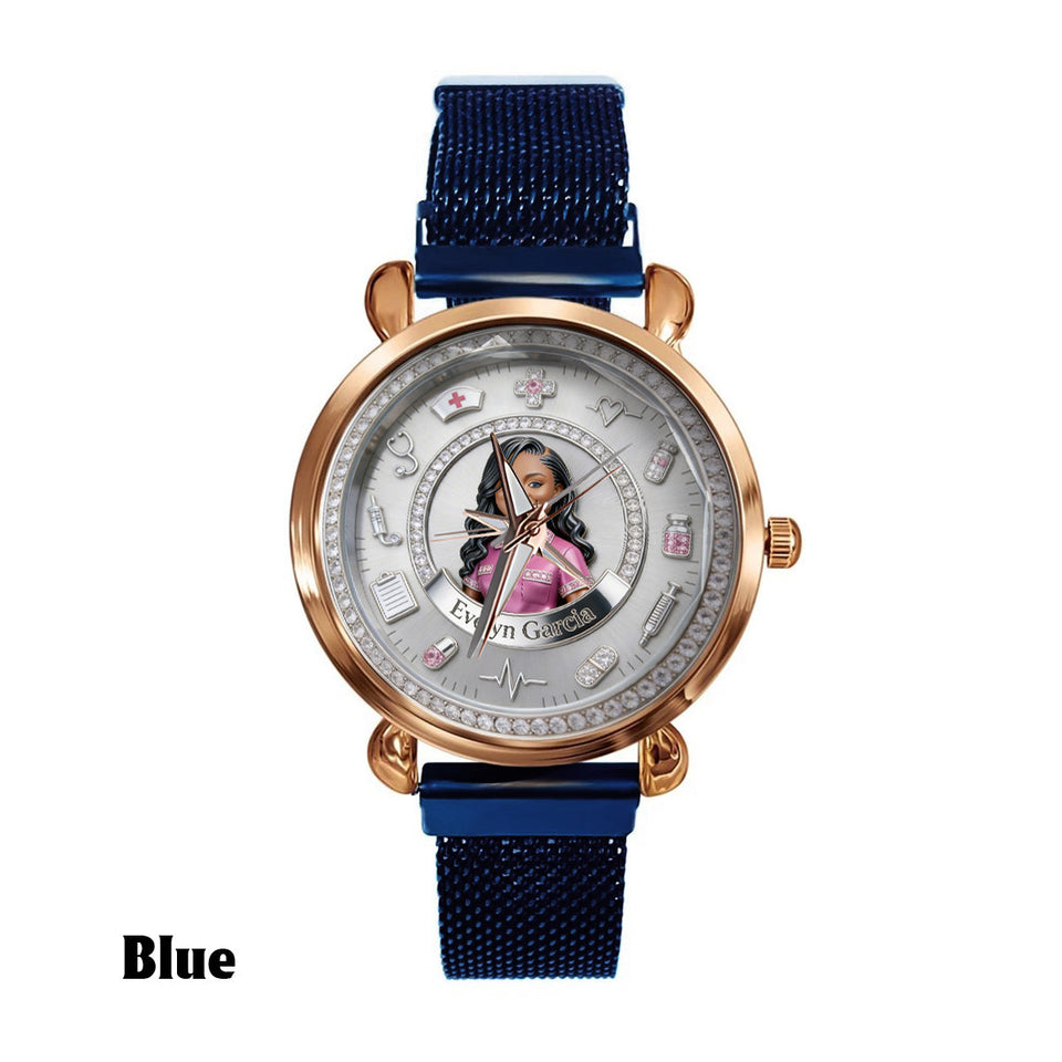 Custom Any Photo - Personalized Nurse Women Hand Watch