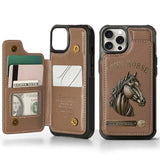 Love Horse - Personalized Horse Wallet Phone Case