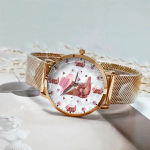 Floral Cowgirl - Personalized Cowgirl Women Hand Watch