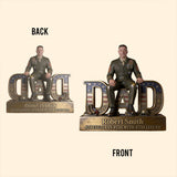Military Veteran - Personalized Father Custom Shaped Acrylic Plaque