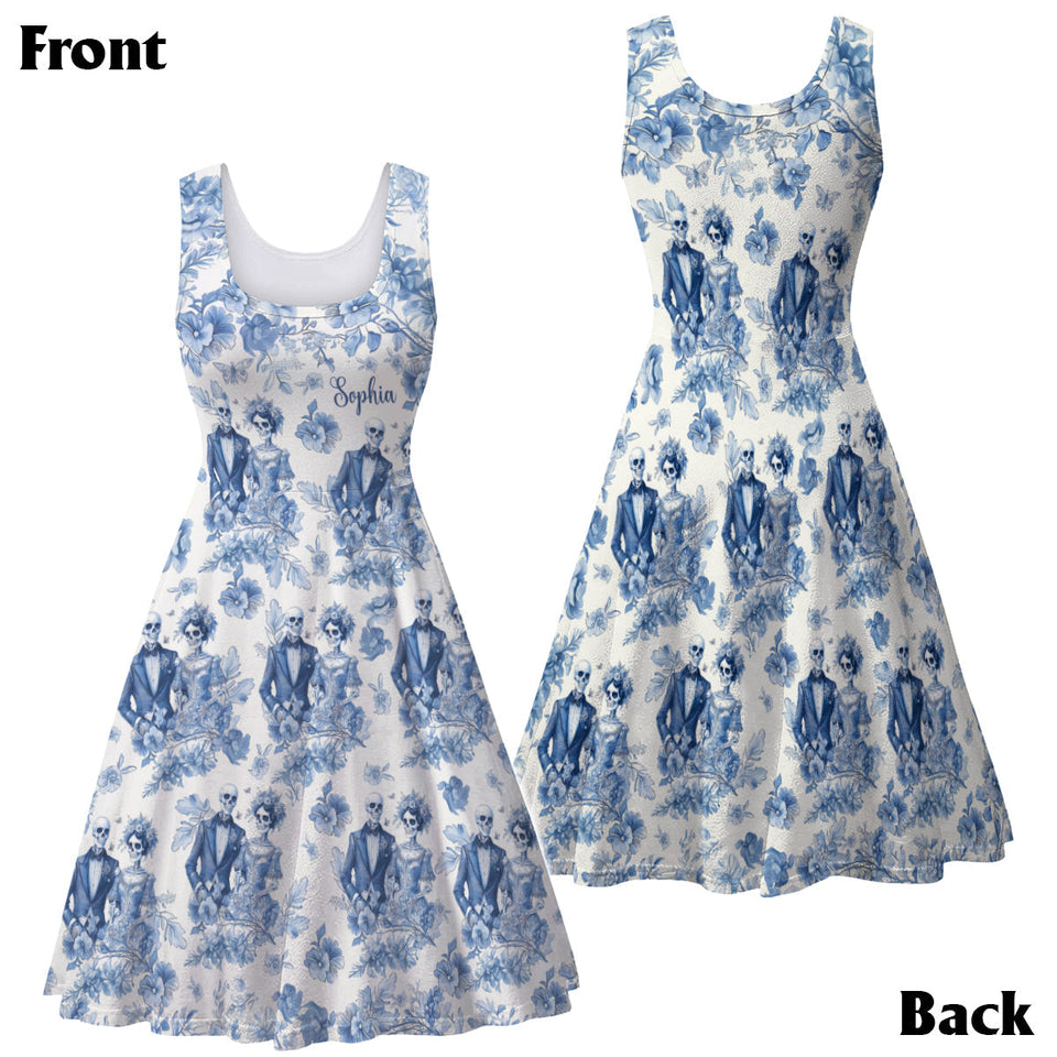 Until Death Do Us Part - Personalized Couple Hawaiian Shirt & Sleeveless Dress