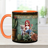 Crazy Plant Lady - Personalized Gardening Accent Mug