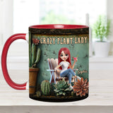 Crazy Plant Lady - Personalized Gardening Accent Mug