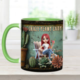 Crazy Plant Lady - Personalized Gardening Accent Mug