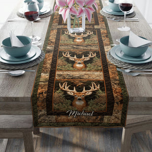 Love Hunting - Personalized Hunting Table Runner