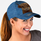 Cute Highland Cow - Personalized Highland Cow Classic Cap