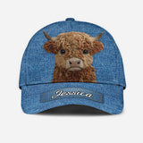 Cute Highland Cow - Personalized Highland Cow Classic Cap