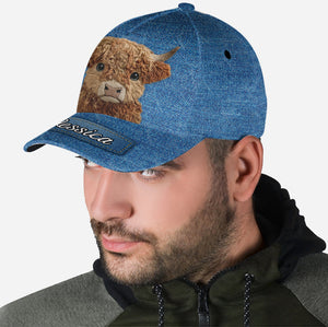 Cute Highland Cow - Personalized Highland Cow Classic Cap