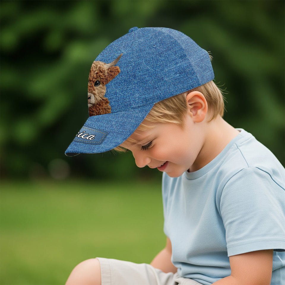 Cute Highland Cow - Personalized Highland Cow Classic Cap