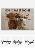 You & Me Sweet Home - Personalized Couple Doormat