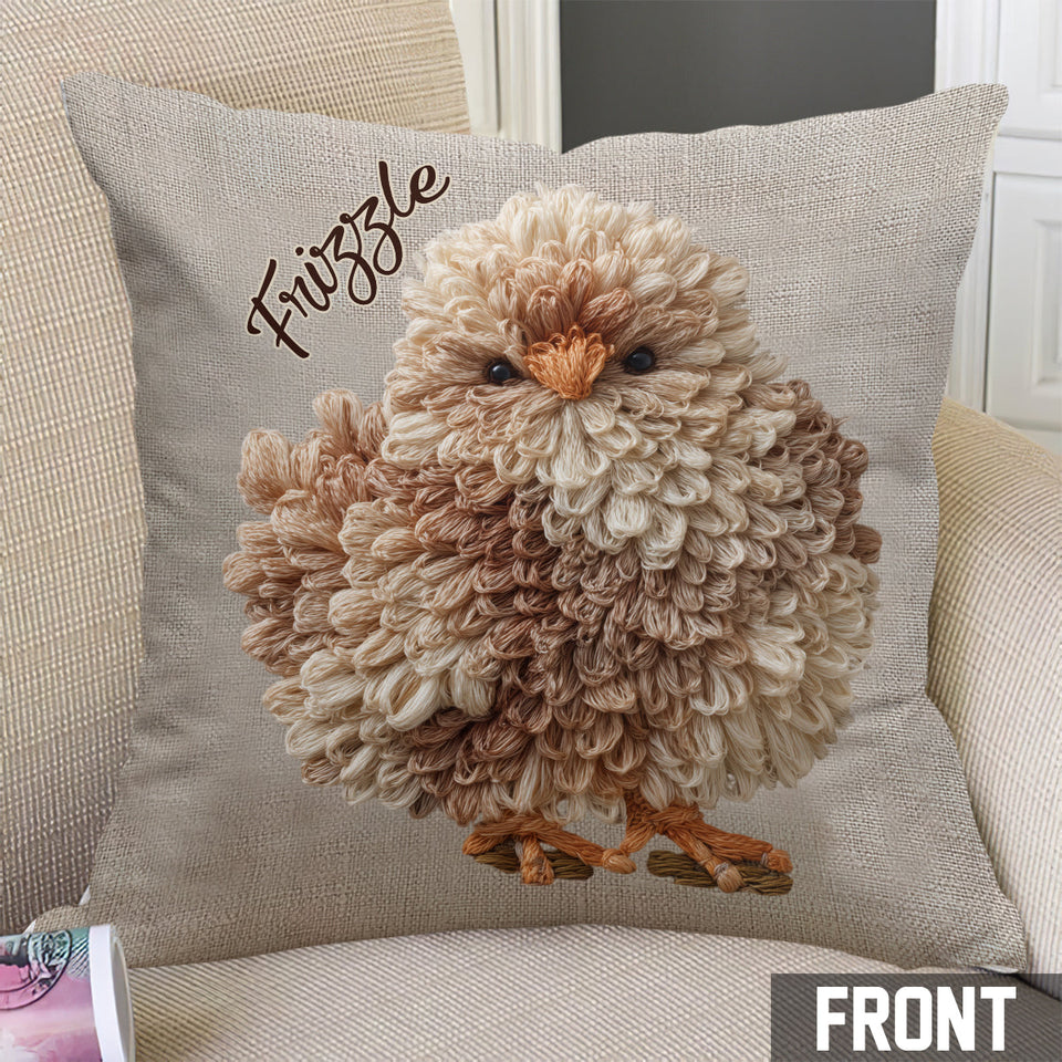 Love Chicken - Personalized Chicken Throw Pillow