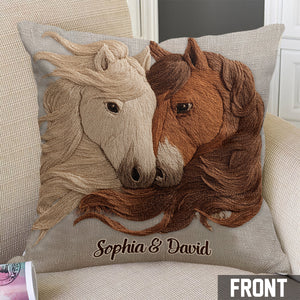 You & Me - Personalized Couple Throw Pillow