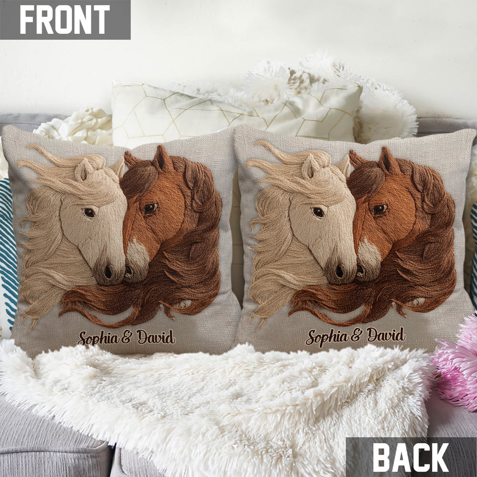 You & Me - Personalized Couple Throw Pillow