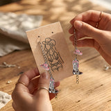 Cowgirl Spirit - Personalized Cowgirl Earrings With Card