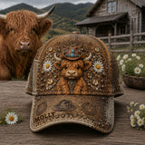 Love Highland Cow - Personalized Highland Cow Classic Cap