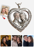 I Love You - Personalized Couple Shaped Acrylic Pendant Necklace