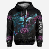 You & Me We Got This - Personalized Skull Hoodie and Leggings