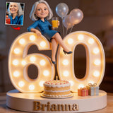 Any Drink, Custom Frome Photo - Personalized Birthday Custom Shaped Acrylic Plaque