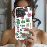 Stoner Chic - Personalized Weed Full Print Phone Case
