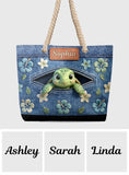 Salty Lil' Beach - Personalized Turtle Beach Bag