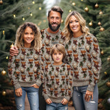Love Highland Cow - Personalized Highland Cow Ugly Sweater