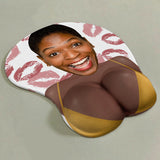 Custom Face Funny & Naughty - Personalized Couple 3D Mouse Pad