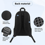 Cool Black Skull - Personalized Skull Multifunctional Backpack