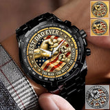 Best Dad Ever - Personalized Father Hand Watch