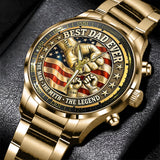 Best Dad Ever - Personalized Father Hand Watch