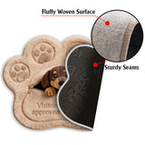 Visitors Must Be Approved - Personalized Dog Non-Slip Tufted Rug