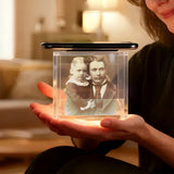 Custom Any Photo Always With You - Personalized Memorial 3D Memory Box