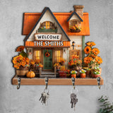 Happy Family - Personalized Family Custom Shaped Key Rack