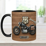 Motorcycle - Personalized Biker Accent Mug