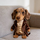 Renaissance Royal Pet Dog Cat Custom Photo - Personalized Dog Premium Faux Fur Pillow
