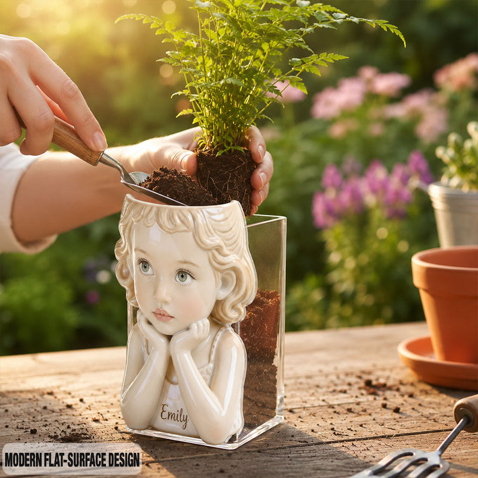 Custom Any Photo - Personalized Kid Acrylic Pot