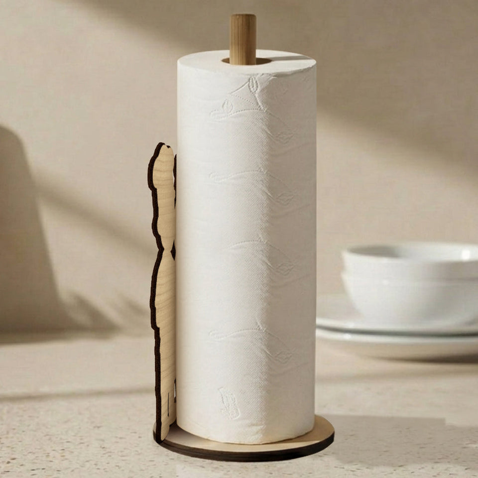 Custom Any Photo - Personalized Couple Paper Towel Stand