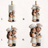 Custom Any Photo - Personalized Couple Paper Towel Stand