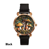 Mushroom and Tree - Personalized Hippie Women Hand Watch