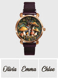Mushroom and Tree - Personalized Hippie Women Hand Watch