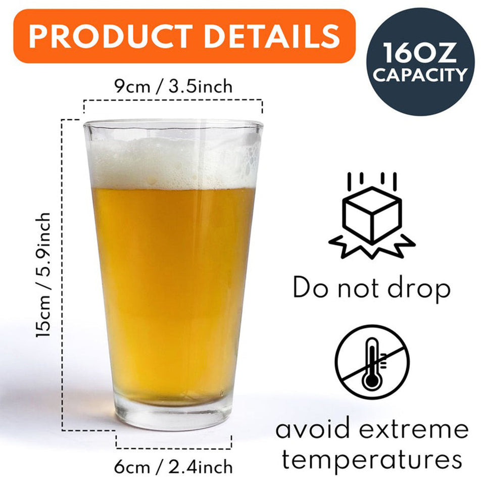 Reason To Drink - Personalized Father Beer Glass