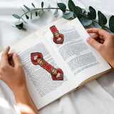 Together Forever - Personalized Couple Shaped Magnetic Bookmark