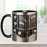 Love Goft - Personalized Golf Accent Mug & Coaster