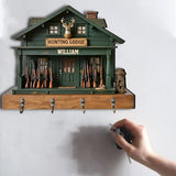 Love Hunting - Personalized Hunting Custom Shaped Hanging Rack