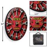 Time To Snap-On - Personalized Mechanic Wall Clock