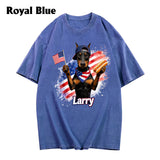 Patriotic USA - Personalized Dog Washed T-Shirt