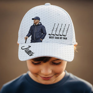 Best Dad By Par - Personalized Golf Classic Cap