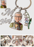 Custom From Letter, Flower, Photo - Personalized Self Love Premium Keychain With Charms