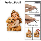 Gift For Dog Lover - Personalized Dog Custom Made 3D Minifigure Ornament
