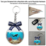 Love The Dive - Personalized Scuba Diving Ornament